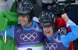 Итальянские саночники Ридер и Кайнцвальднер стали олимпийскими чемпионами