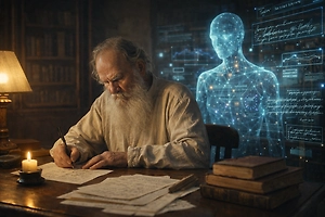 Графолог против ИИ: кто лучше раскрыл тайну личности русских классиков по их почерку