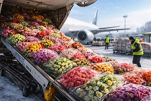 Life.ru побывал на таможне и показал, как в Россию привозят тонны цветов перед 8 Марта