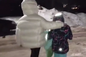 МВД показало видео спасения похищенной в Смоленске девочки и задержание преступника