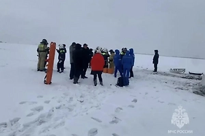 Опубликовано первое фото с места падения учебного самолёта с курсантами в Орске