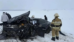 Четыре человека погибли при столкновении легковушек на трассе под Оренбургом
