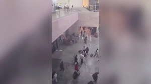 Вооружённое нападение на аэропорт Пуэрто-Вальярта в Мексике попало на видео