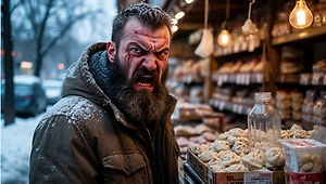 В Петербурге мужчина с муляжом гранаты вломился в магазин, требуя водки и пельменей