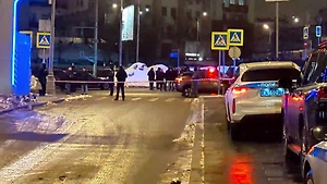 На месте ЧП с автомобилем ДПС в Москве началась следственная работа