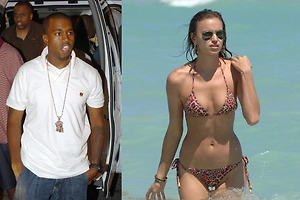 Папарацци тайком засняли свидание Ирины Шейк и Канье Уэста, подтвердив слухи об их романе
