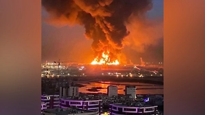 В Сети опубликованы последствия иранского удара по авиабазе США в городе Эрбиль 